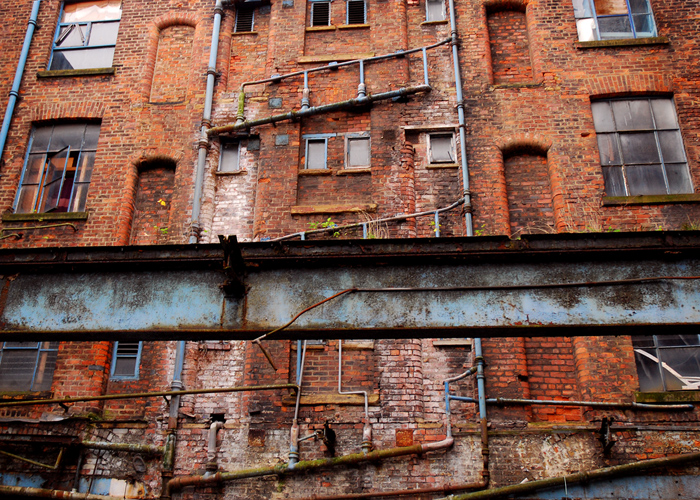 Chapeltown Street Mill and Factory A wall of Chapeltown Street Factory
