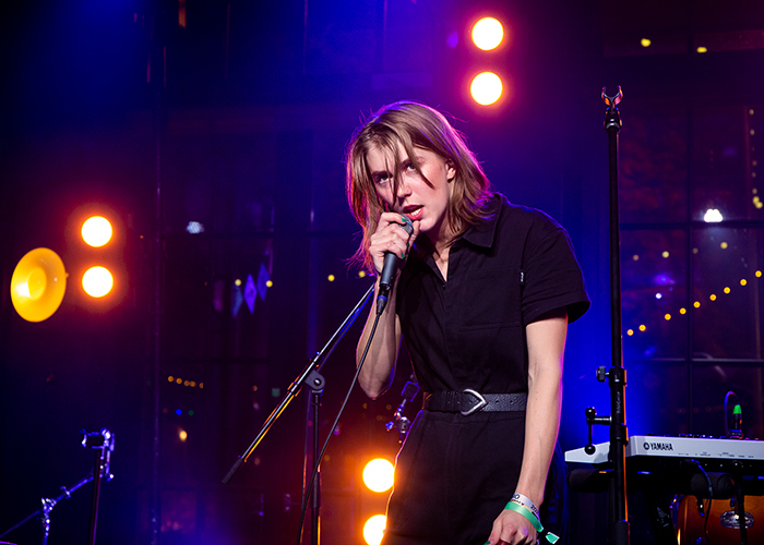 a canadian artist Wallgrin performing at Tallinn Music Week