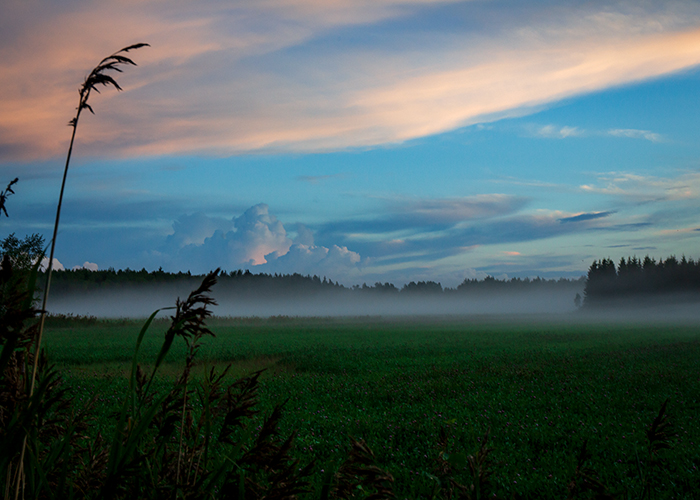 A summer night at North Finland