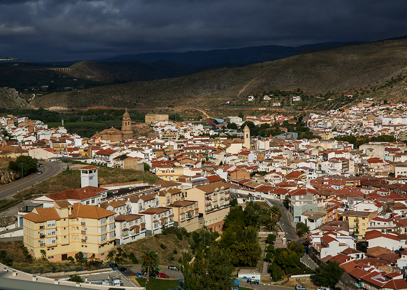 A view from the bus in Andalucia, Spain